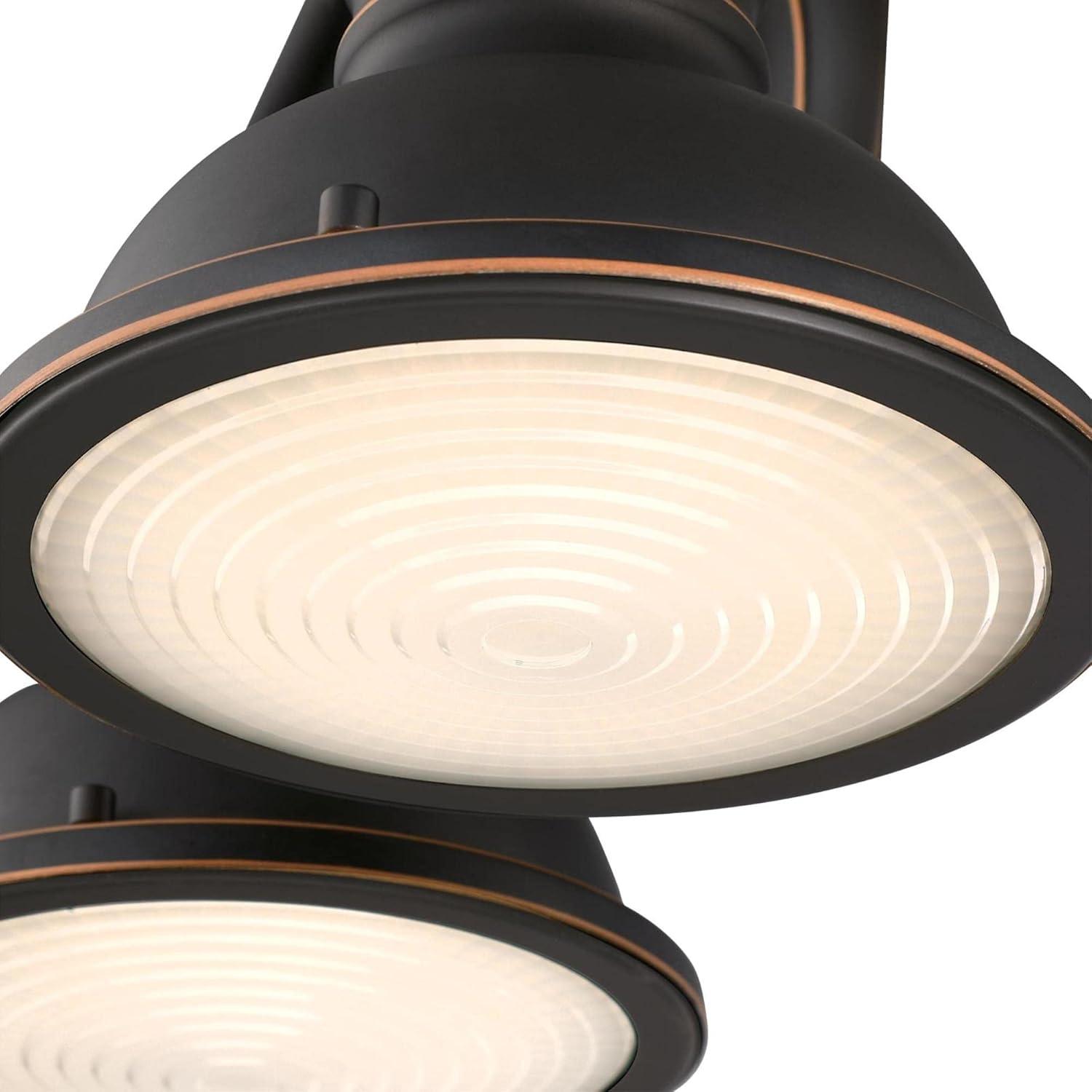 Westinghouse Lighting 6116200 Boswell Three-Light Indoor Wall Fixture, Oil-Rubbed Bronze