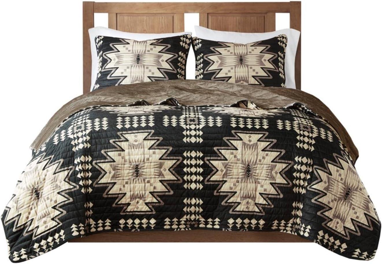 Woolrich Sierra Oversized Print Plush Quilt Set