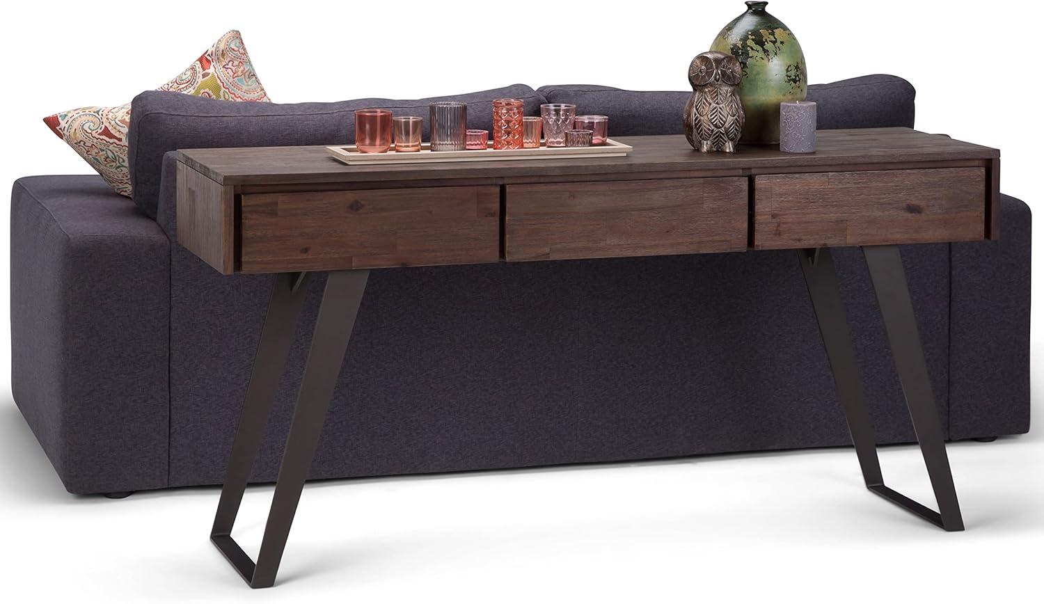 Lowry 60'' Solid Wood Top Console Table