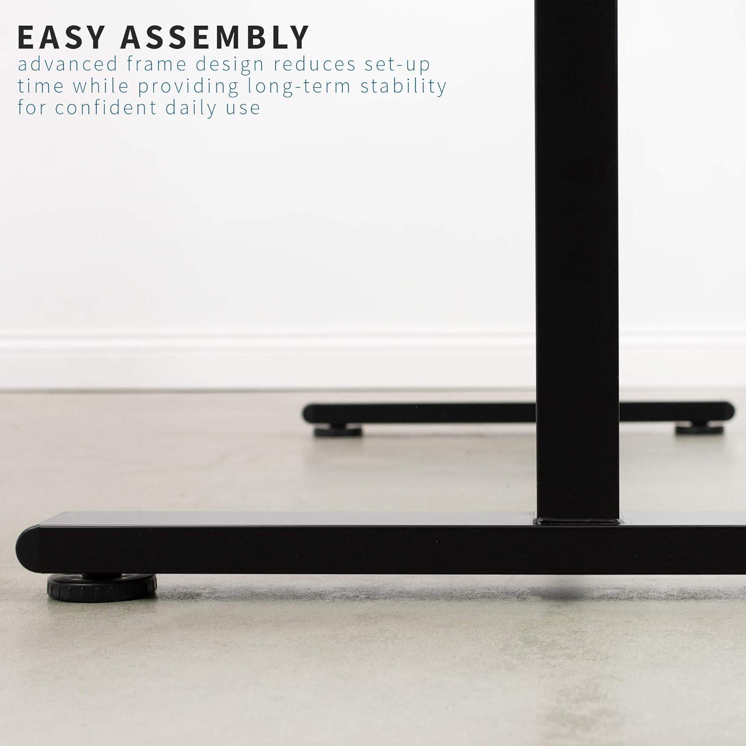 Vivo 55" x 24" Crank Height Adjustable Desk