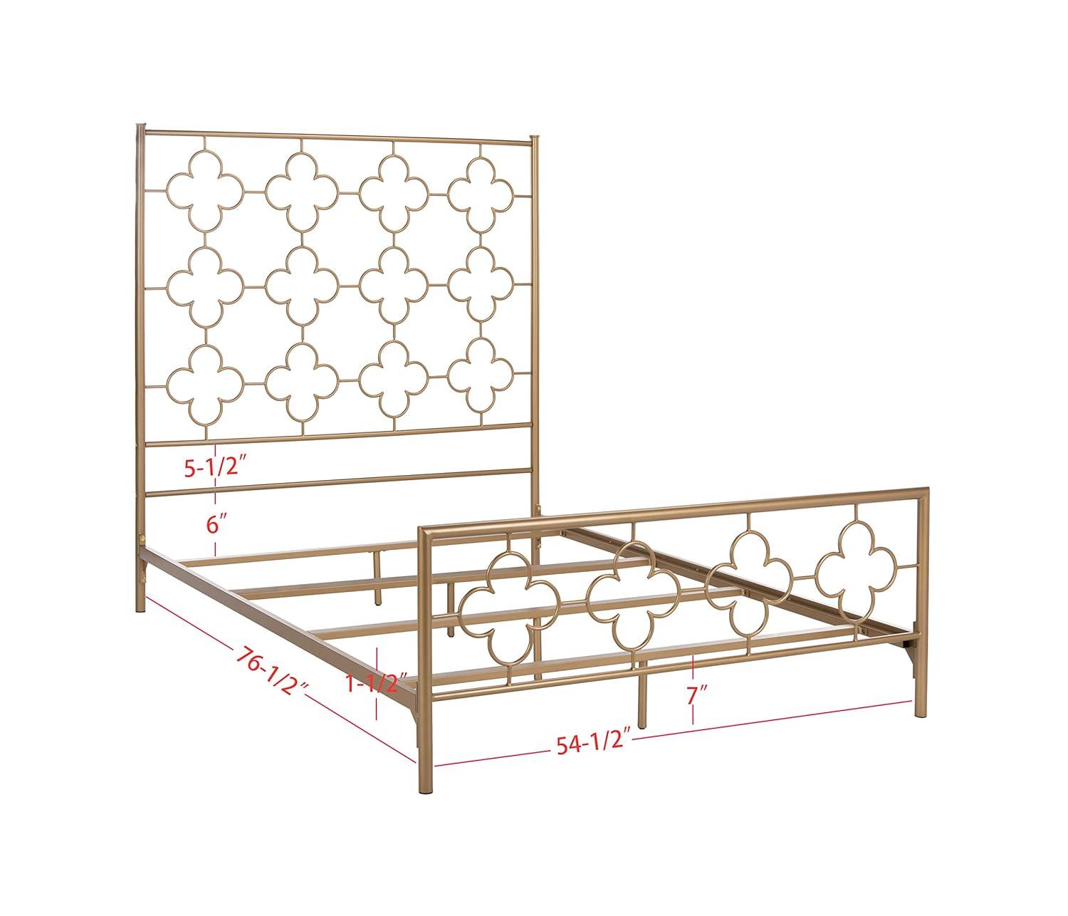 Safavieh Morris Geometric Glam Lattice Metal Headboard