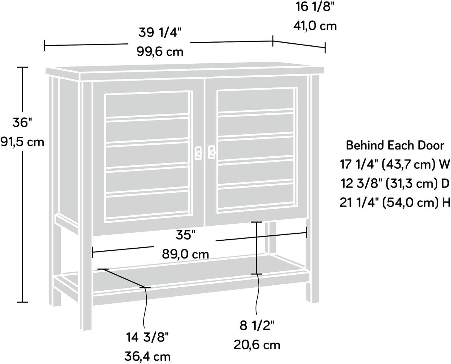 Cottage Road Storage Cabinet Soft White - Sauder