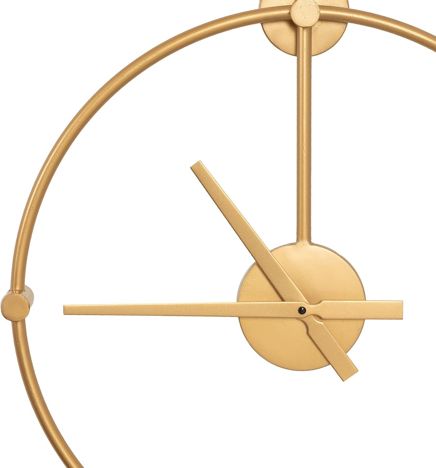 Kate and Laurel Lidor Metal Wall Clock