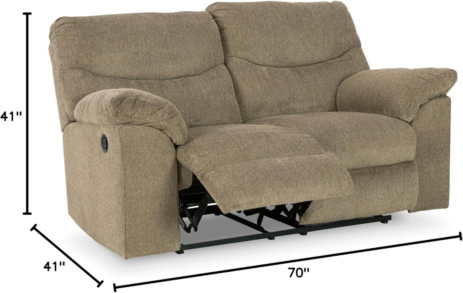 Saylor 70'' Upholstered Reclining Loveseat