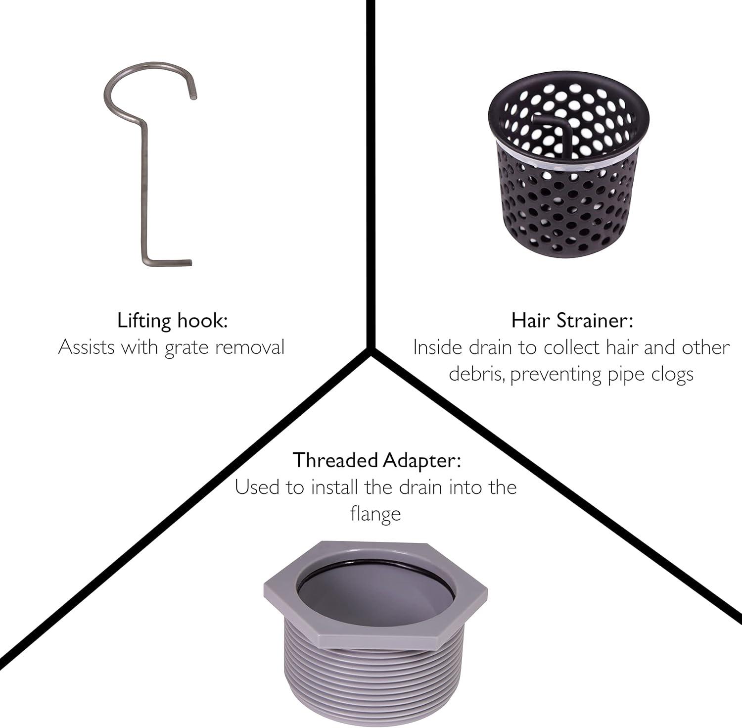 Design House Grid Shower Drain 542852-MB