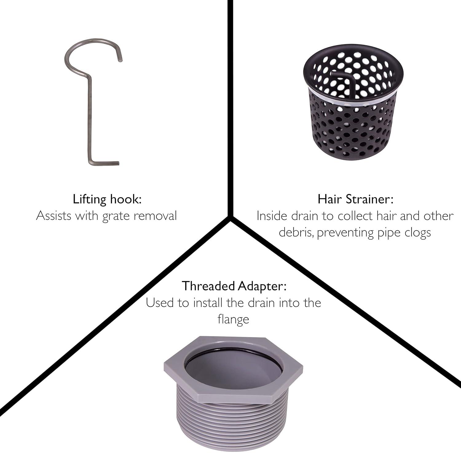 Design House Grid Shower Drain 542852-MB