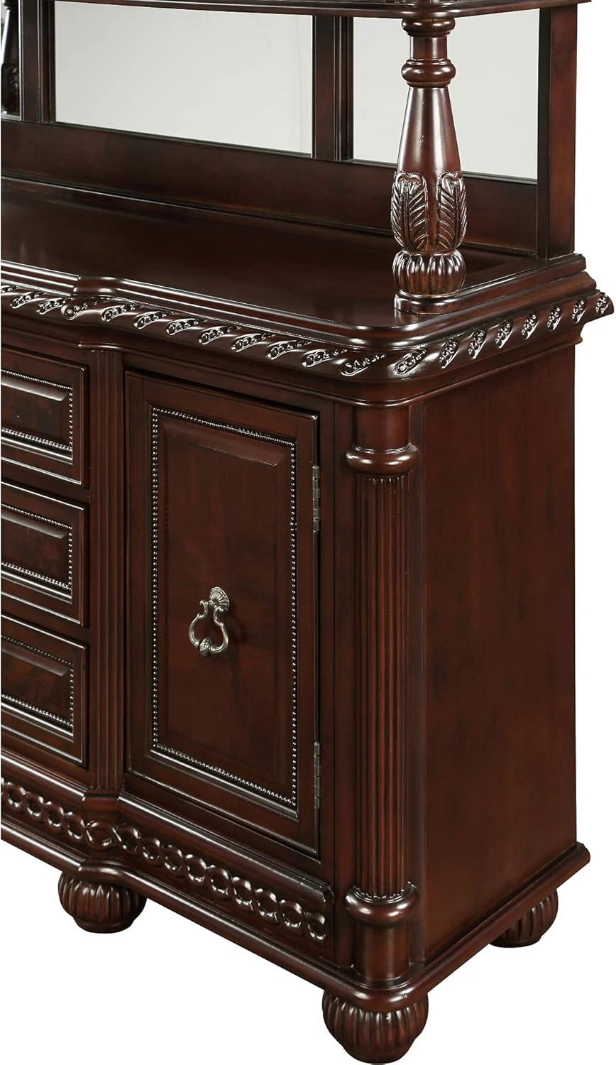 Steve Silver Company Antoinette Buffet in Brown Cherry