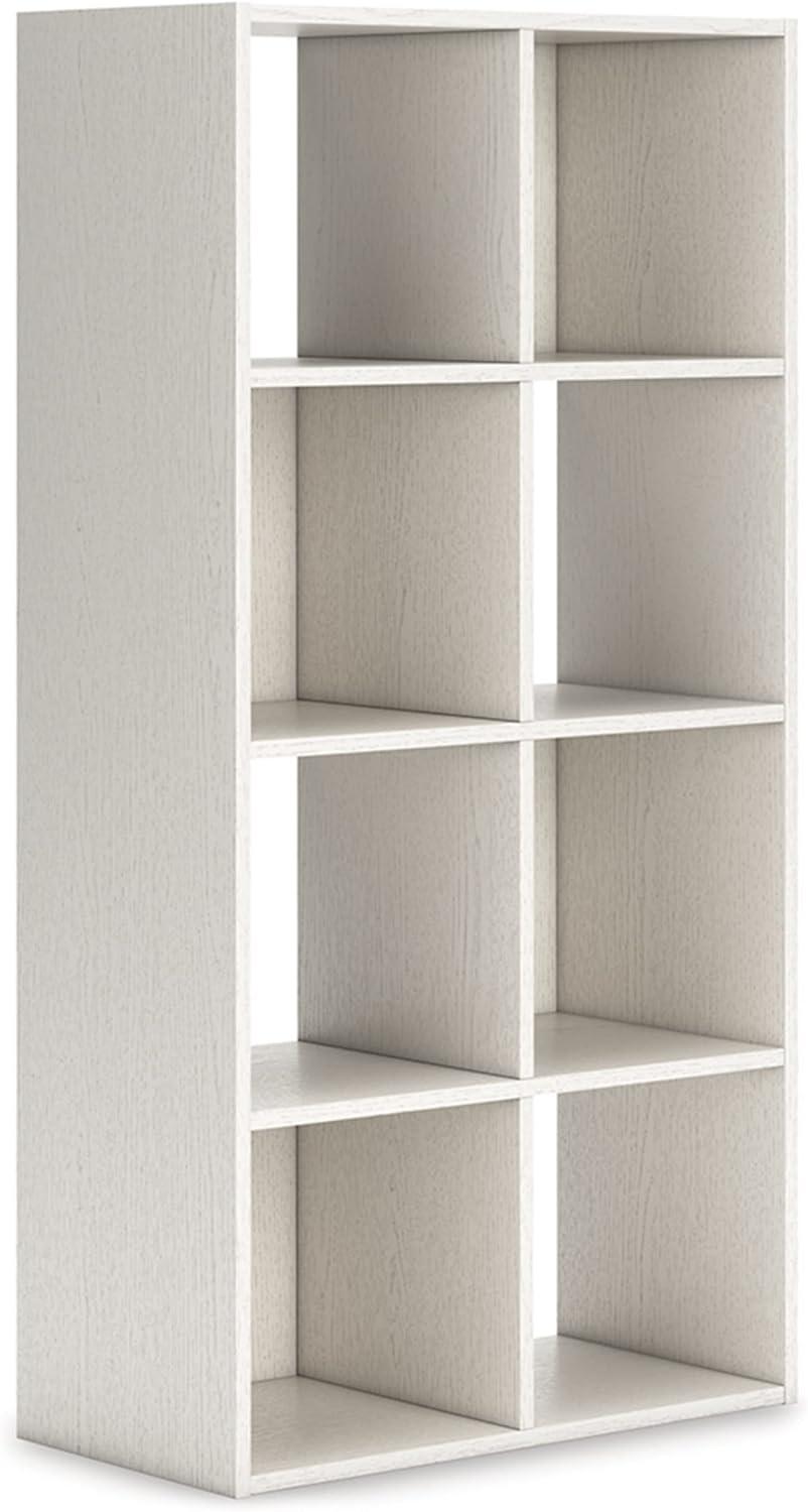 White Eight Cube Organizer with Laminated Surface