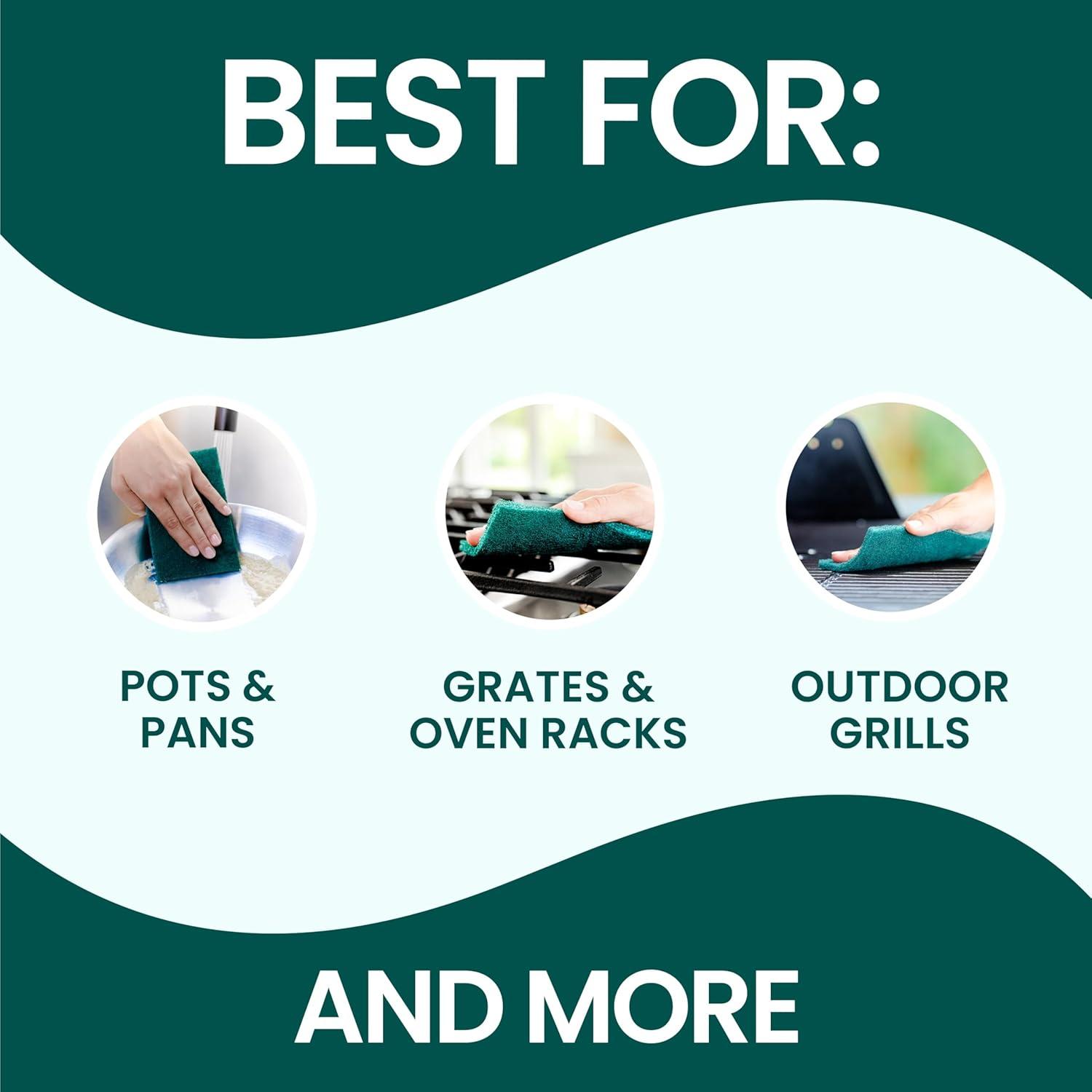 Scotch-Brite Commercial Size Heavy-Duty Scour Pad (8-Pack)