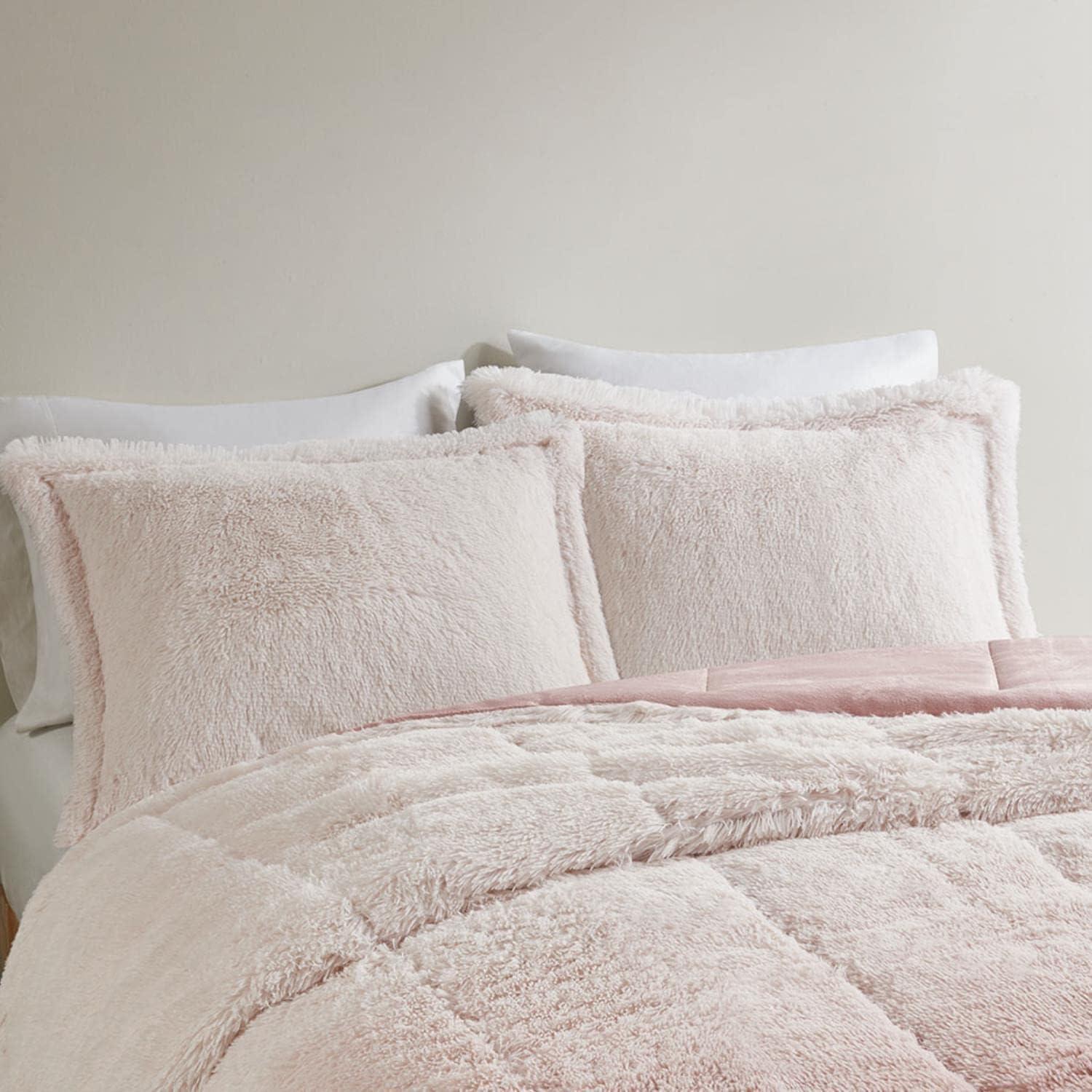 Malea Shaggy Faux Fur Comforter Mini Set