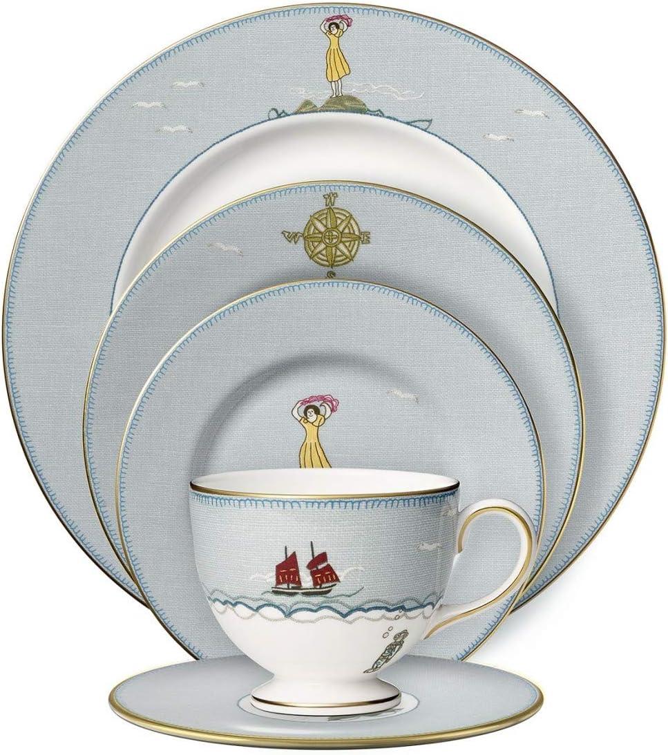 Wedgwood Kit Kemp Sailors Farewell Wedgwood Sailor's Farewell 5 Piece Bone China Place Setting, Service for 1 | Wayfair