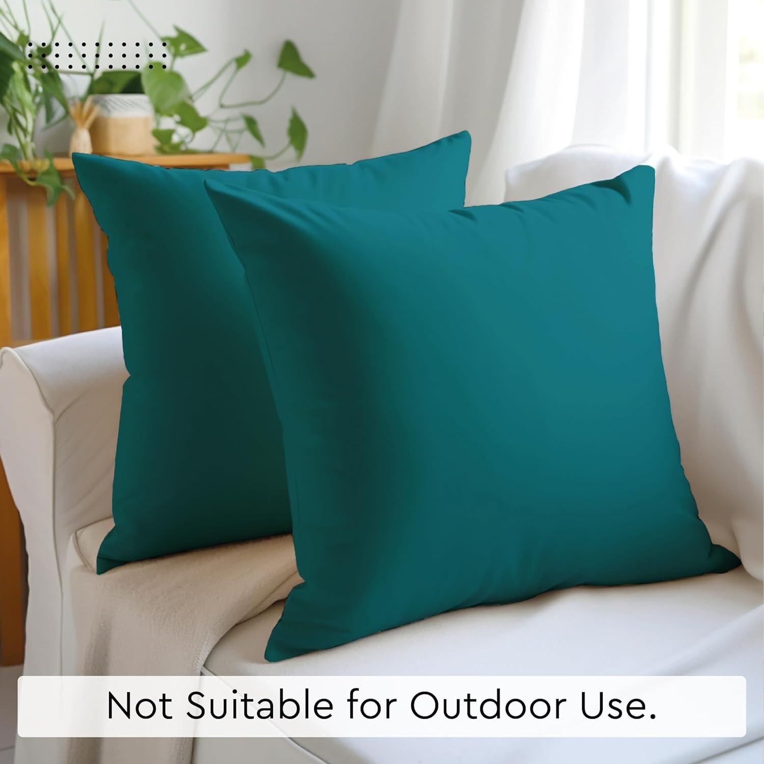 Deconovo Velvet Reversible Pillow Cover (Set of 2)