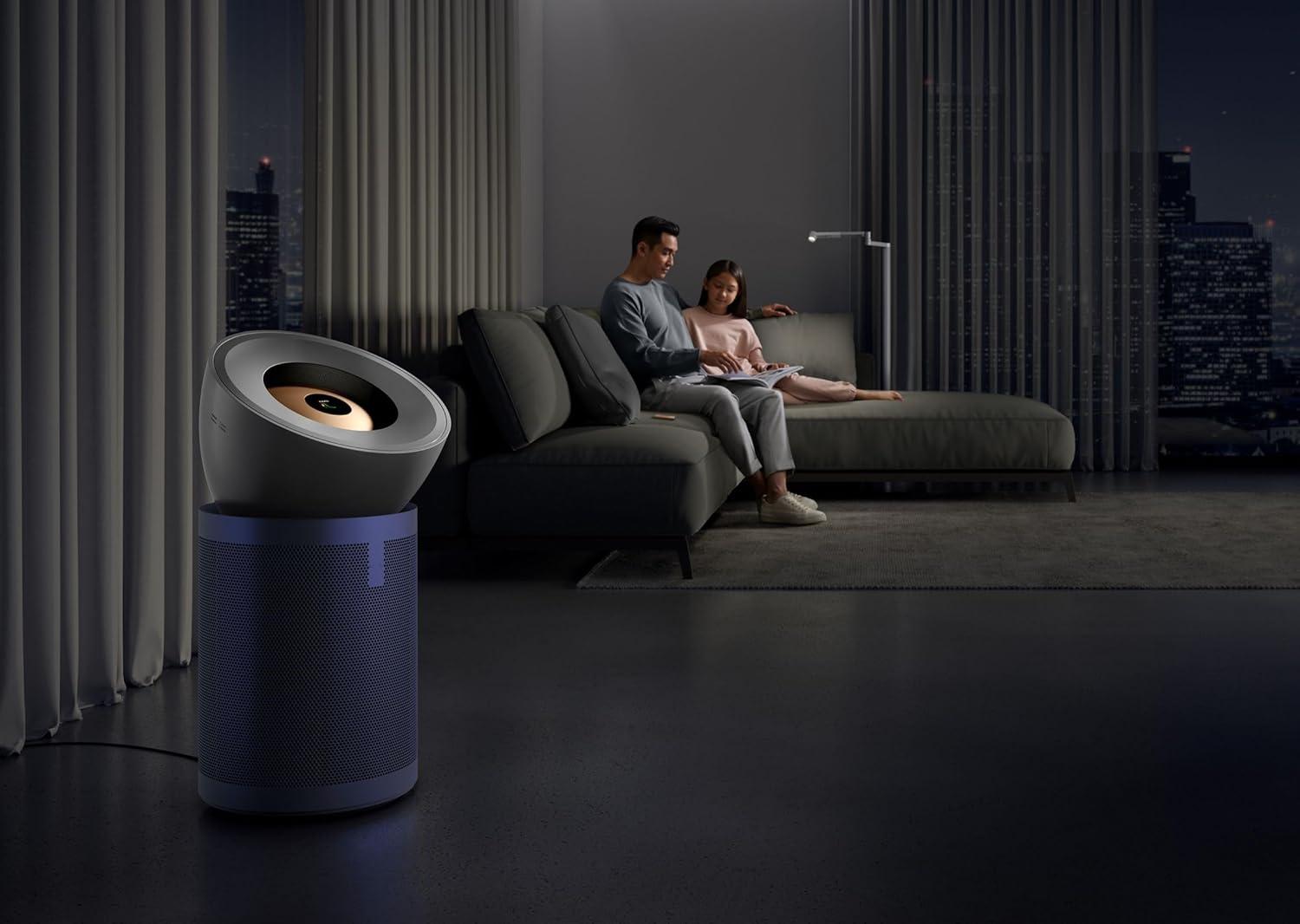 Dyson Purifier Big and Quiet Formaldehyde BP03: HEPA Filter, Captures Allergens, Electric, 10 Settings, UPC 885609026978