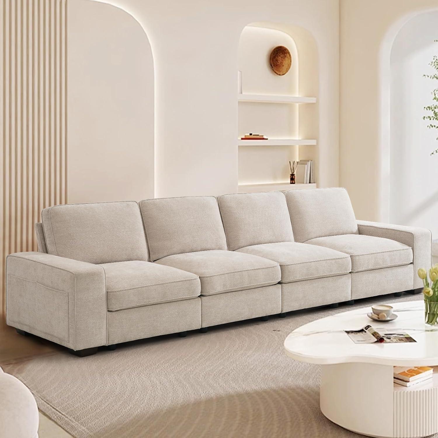 Latitude Run® Upholstered Sofa with Removable Covers & Seat Storage
