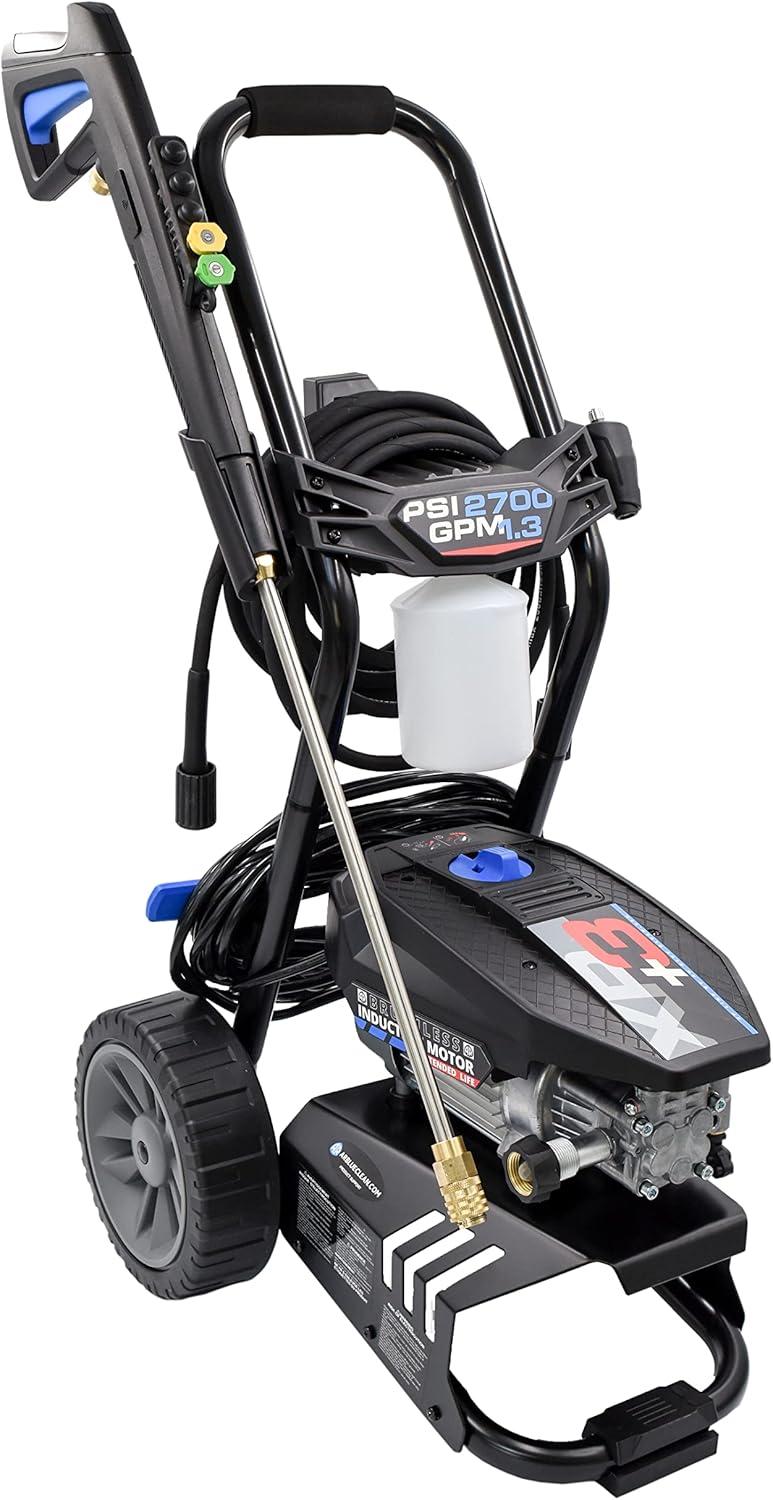 AR Blue Clean Maxx BMXP32700P Electric Pressure Washer-2700 PSI, 1.3 GPM, 15 Amps