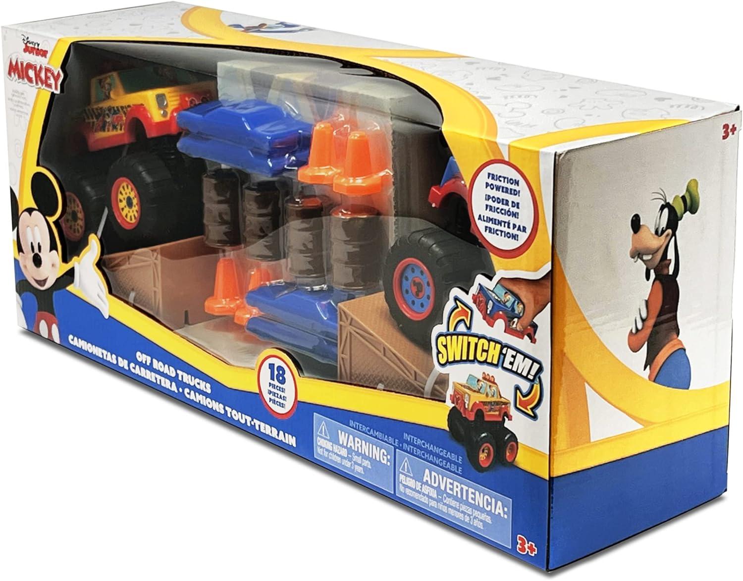 Disney Junior Mickey 18 Pc Off-Road Monster Truck Playset