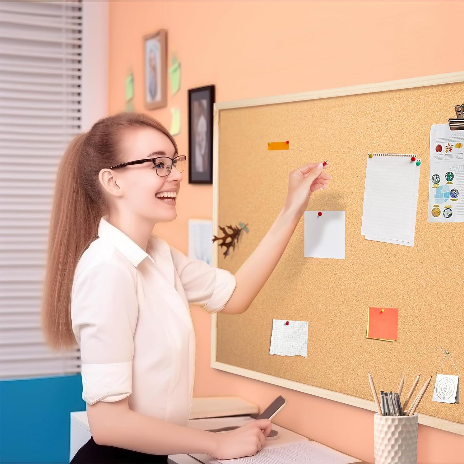 Wall Cork Bulletin Board