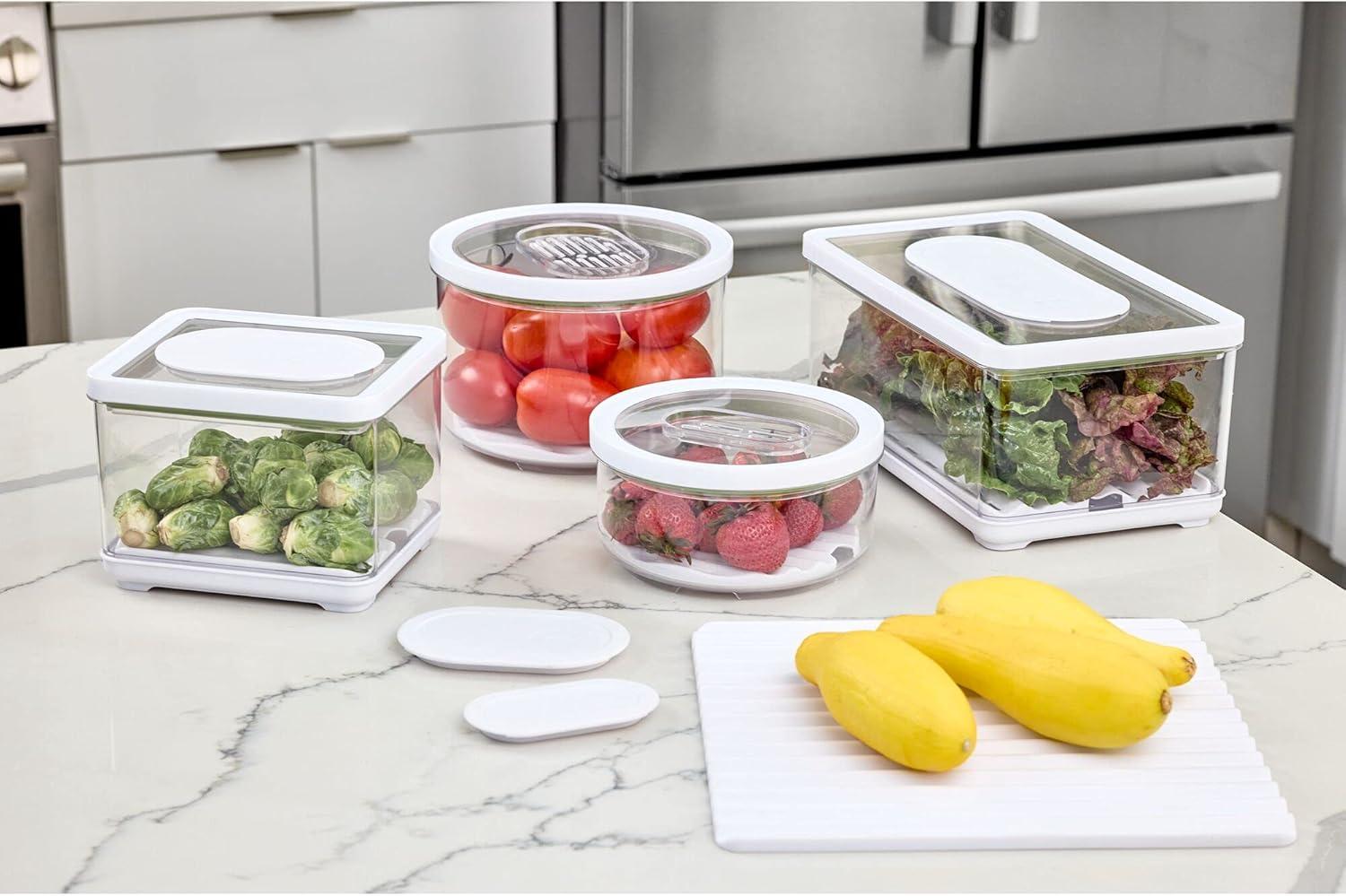 iDesign iDesign iD FRESH BPA-Free Recycled Plastic Produce Storage Bowl, Small