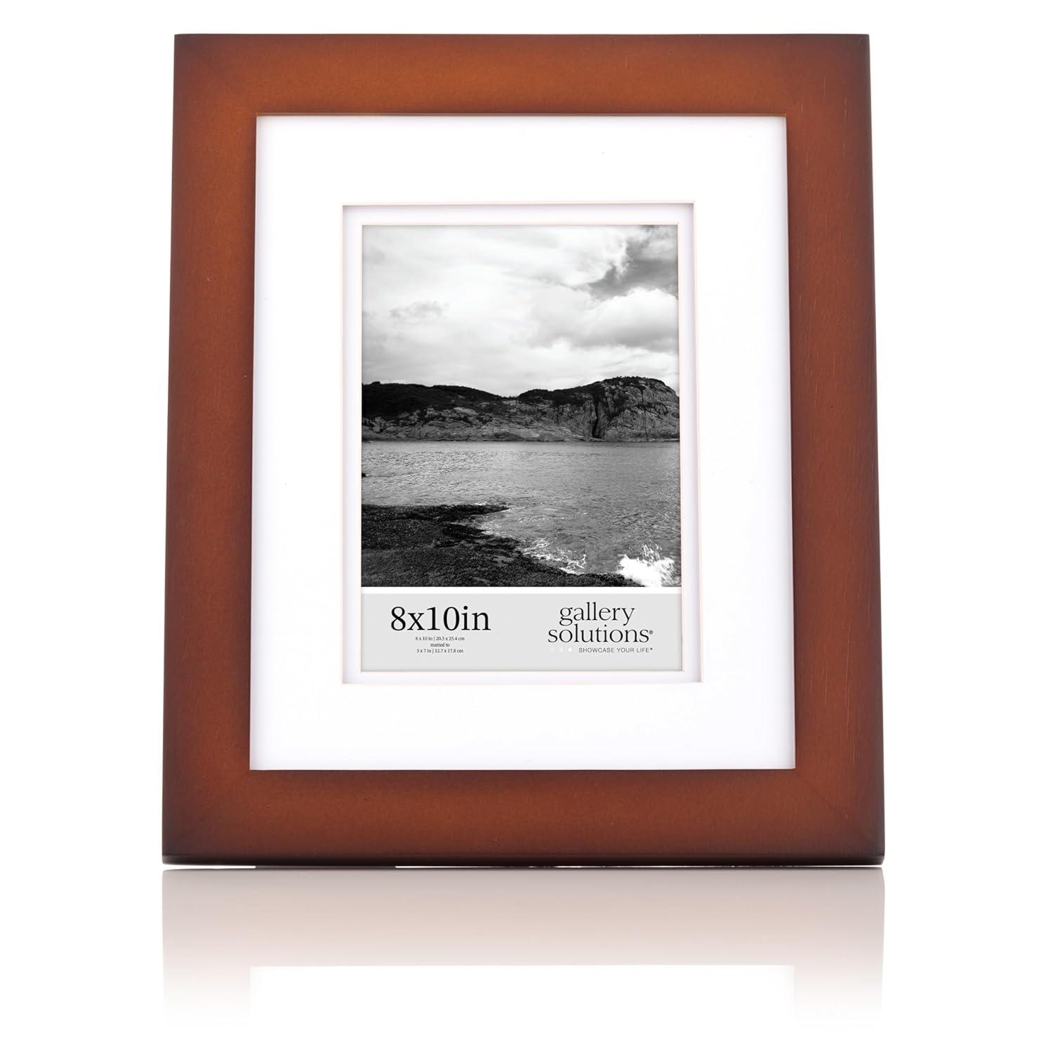 Gallery Solutions Gallery Solutions Wall Mount Or Tabletop Double Airfloat  Mat Picture Frame