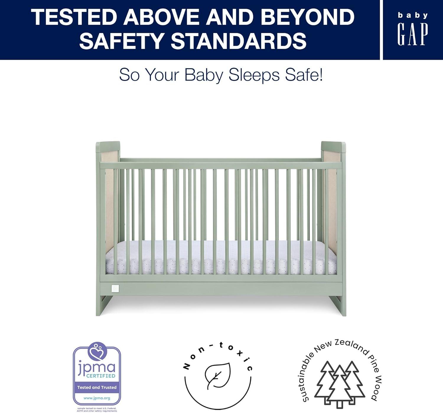 Liam 4-In-1 Convertible Crib - Greenguard Gold Certified