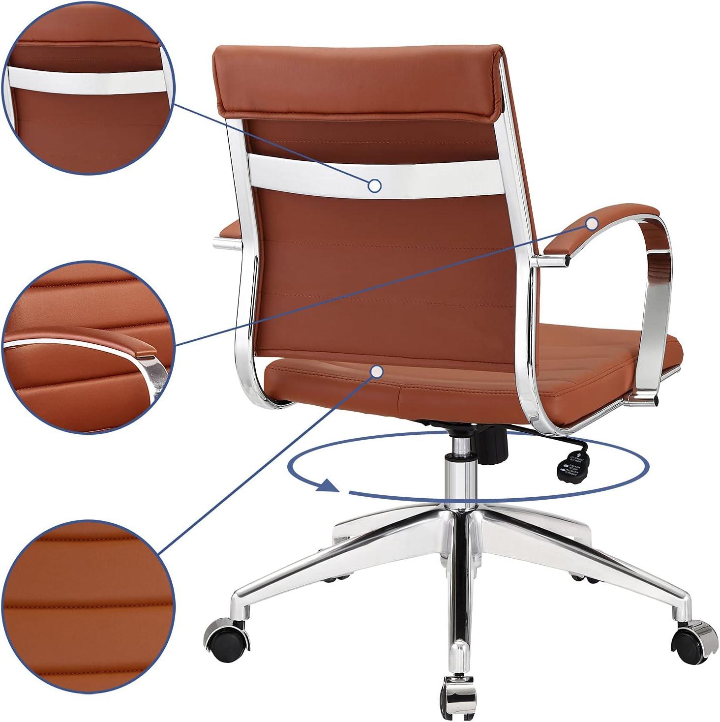 Modway Jive Ribbed Mid-back Executive Office Chair