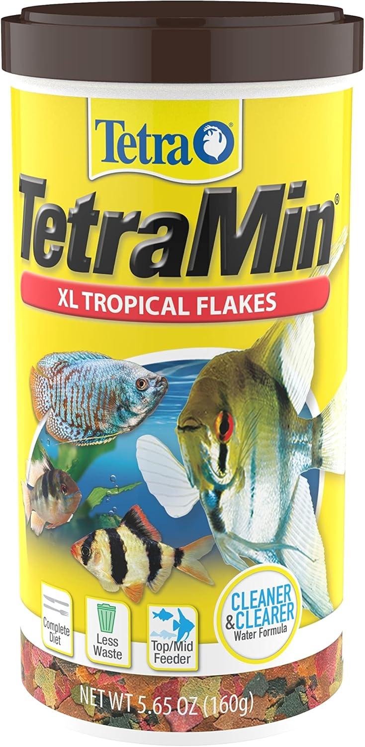 Tetra Tropical Large Flakes Nutritionally Balanced Fish Flavor Dry Fish Food - 5.65oz