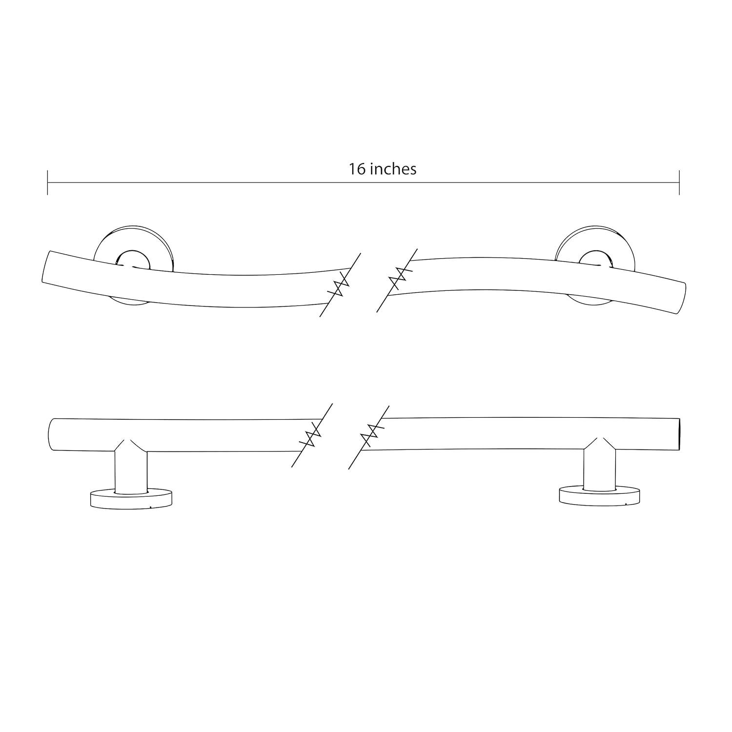 Keeney Wave Designer Grab Bar 2022-16MB