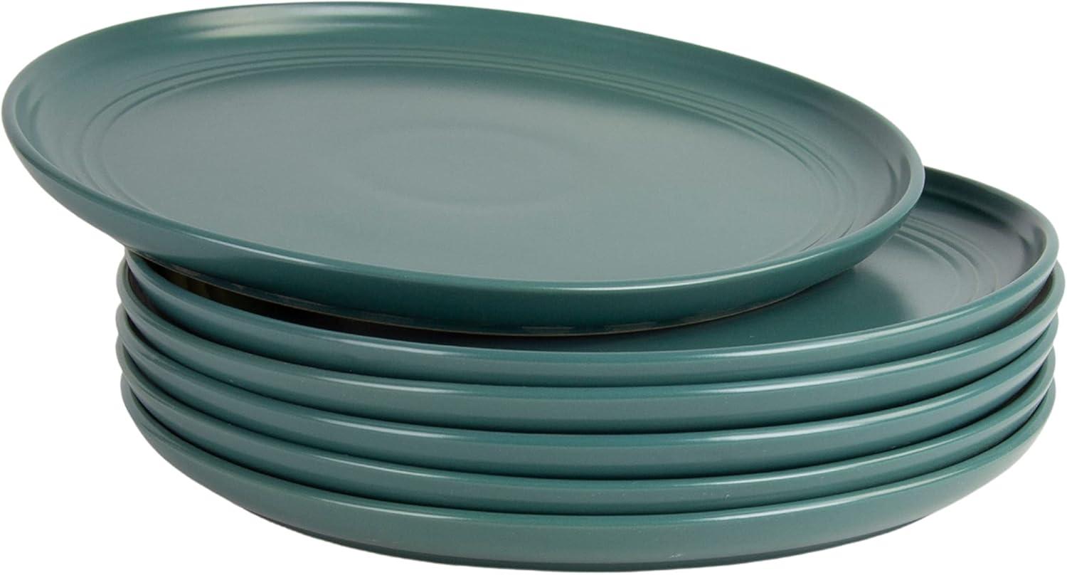 Ten Strawberry Street Double Line 10.5" Dinner Plate (Set of 6)