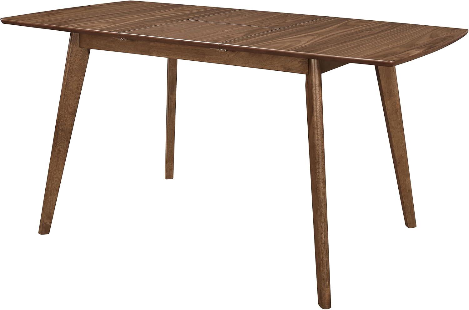 Coaster Furniture Coaster Furniture Alfredo Extension Leaf Dining Table Natural Walnut