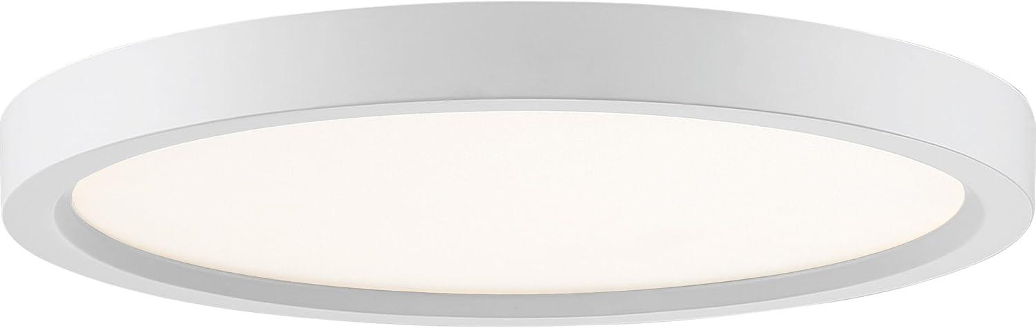 Quoizel OST1711W Outskirt LED 11 inch Fresco Flush Mount Ceiling Light