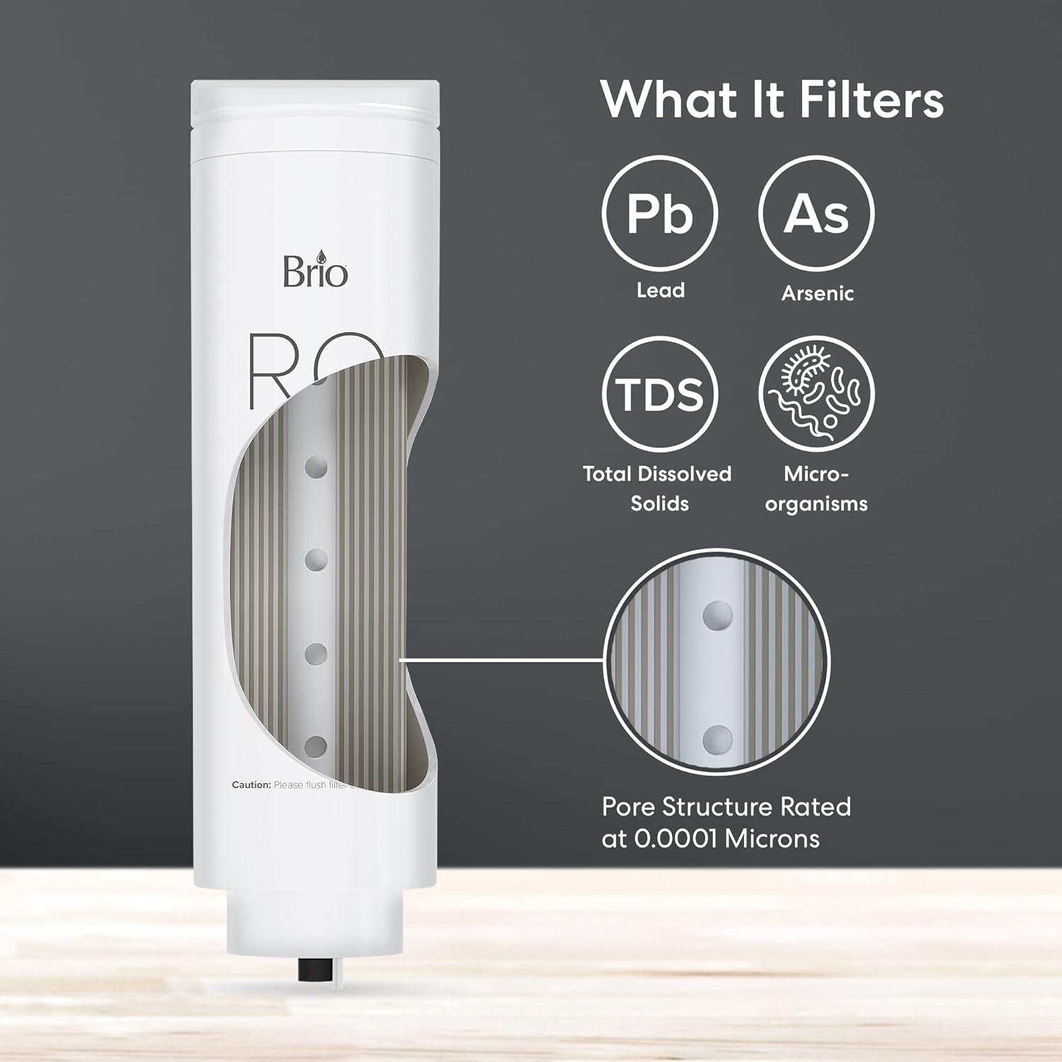 Brio White Reverse Osmosis Membrane Filter for ROSL500