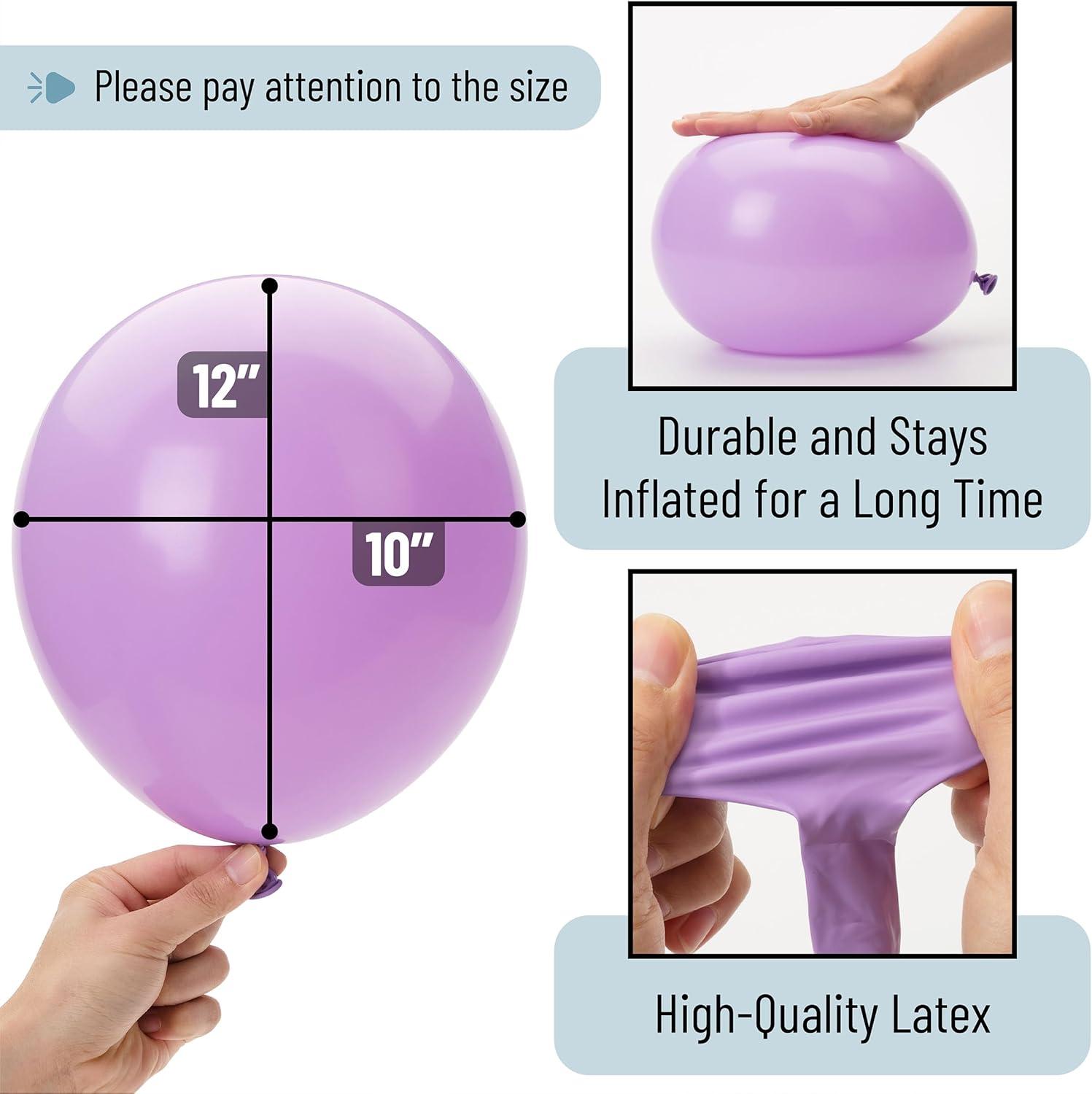 Mr. Pen- Balloons, 12 Inch, 54 Pack, Assorted Colors, Party Balloons, Rainbow Balloons, Latex Balloons, Balloons for Birthday Party