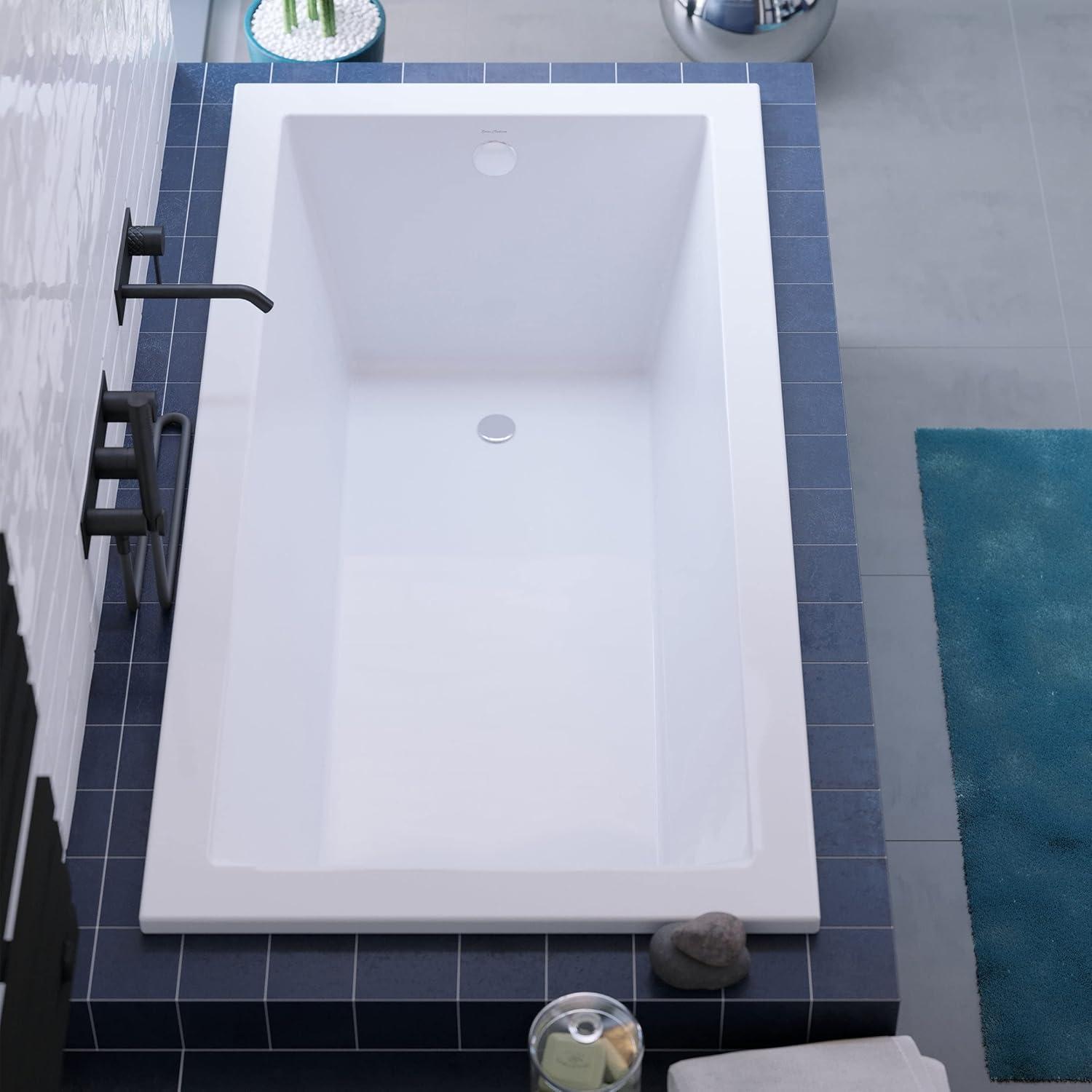 Voltaire 66" x 36" Reversible Drain Drop-In Bathtub