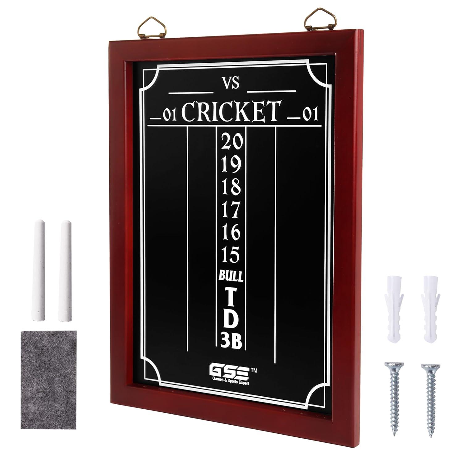 GSE Large Chalk Dart Scoreboard with Chalks
