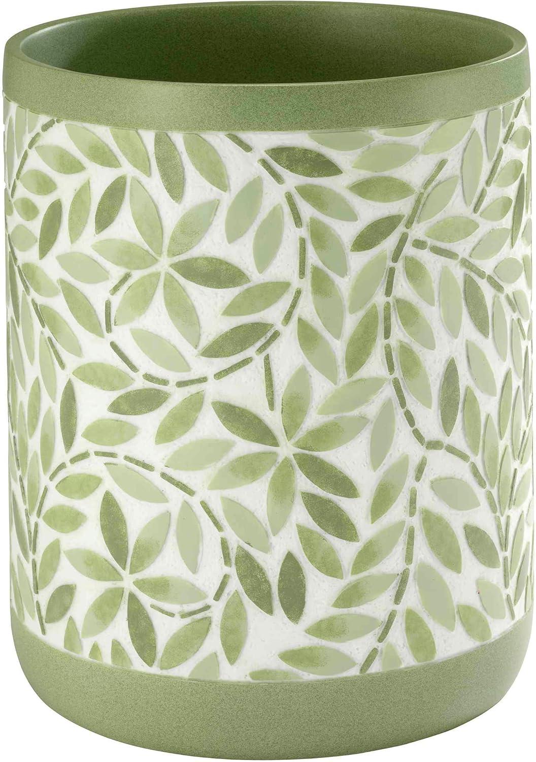 Avanti Linens Stratford Green Wastebasket