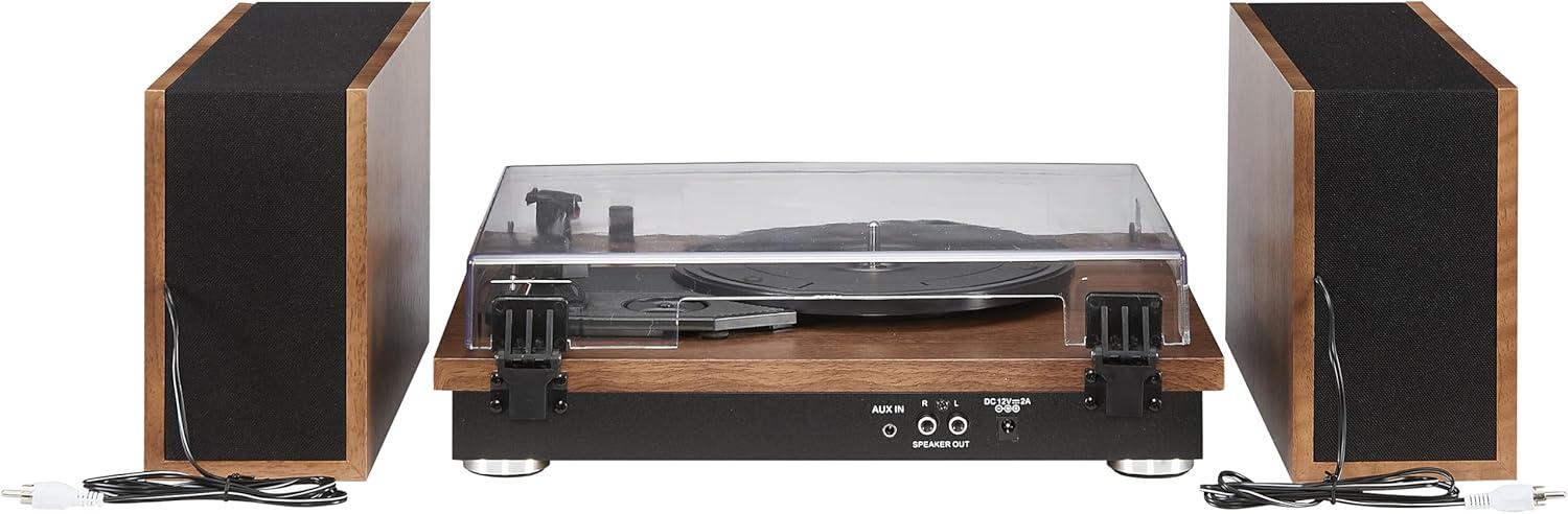 Crosley Riff Bluetooth Vinyl Record Player with Speakers, 3-Speed Turntable, 6 Modular Layouts