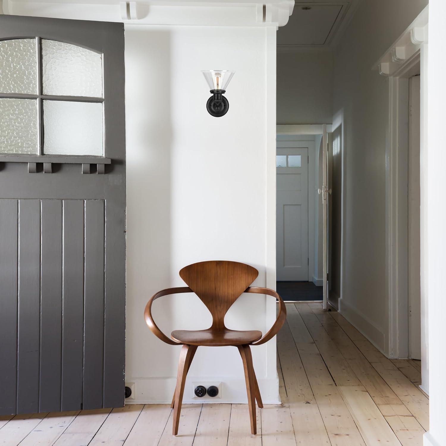 Design House  Augustin Wall Light in Matte Black