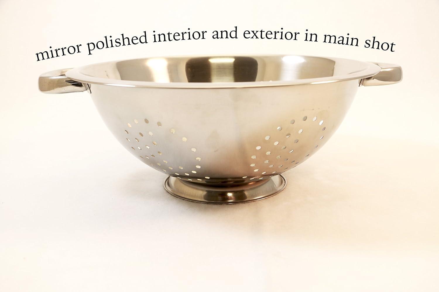 Cook Pro Stainless Steel Colander, 5 Quart