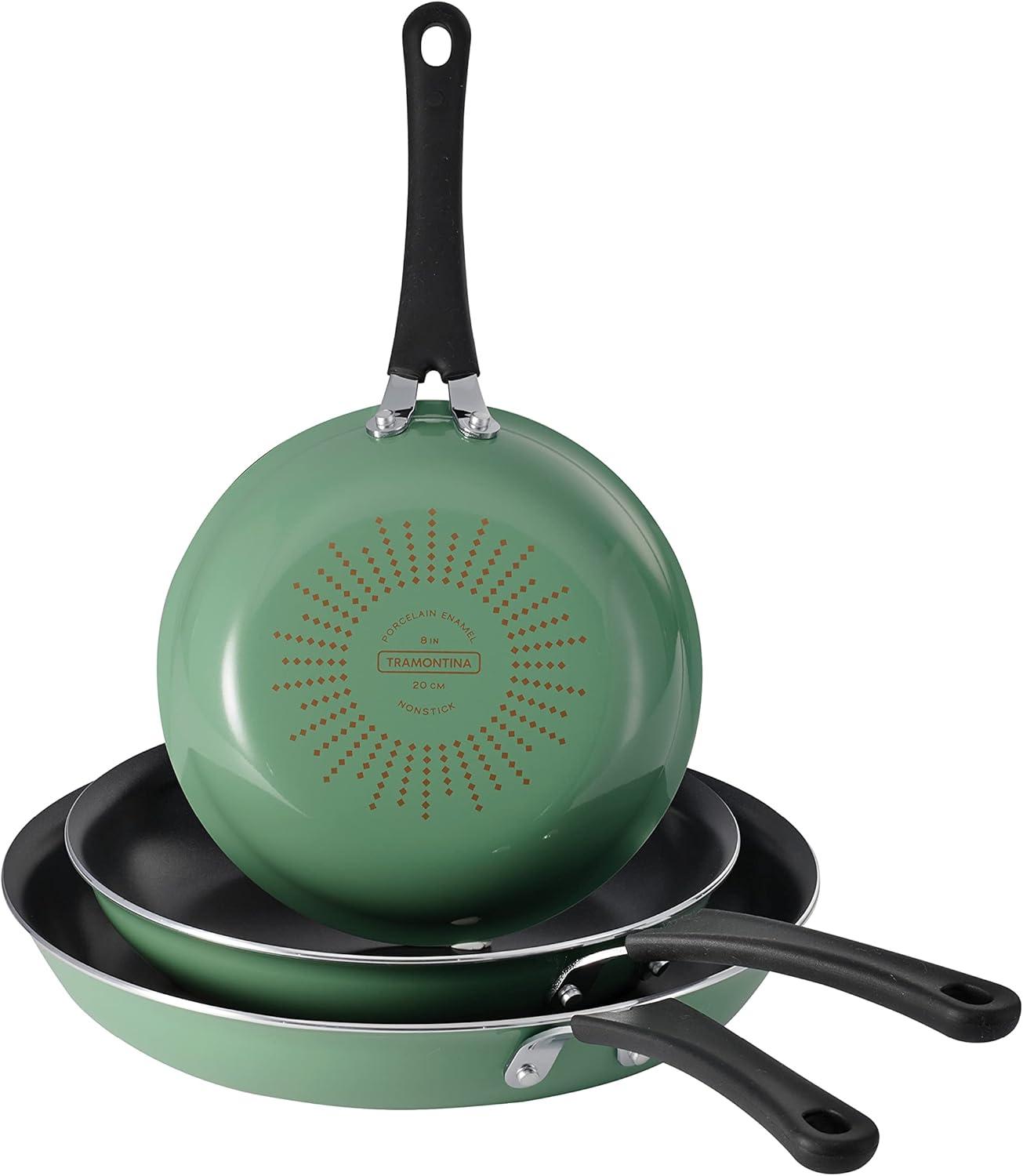 Tramontina 3 Pk Porcelain Enamel Fry Pan Set