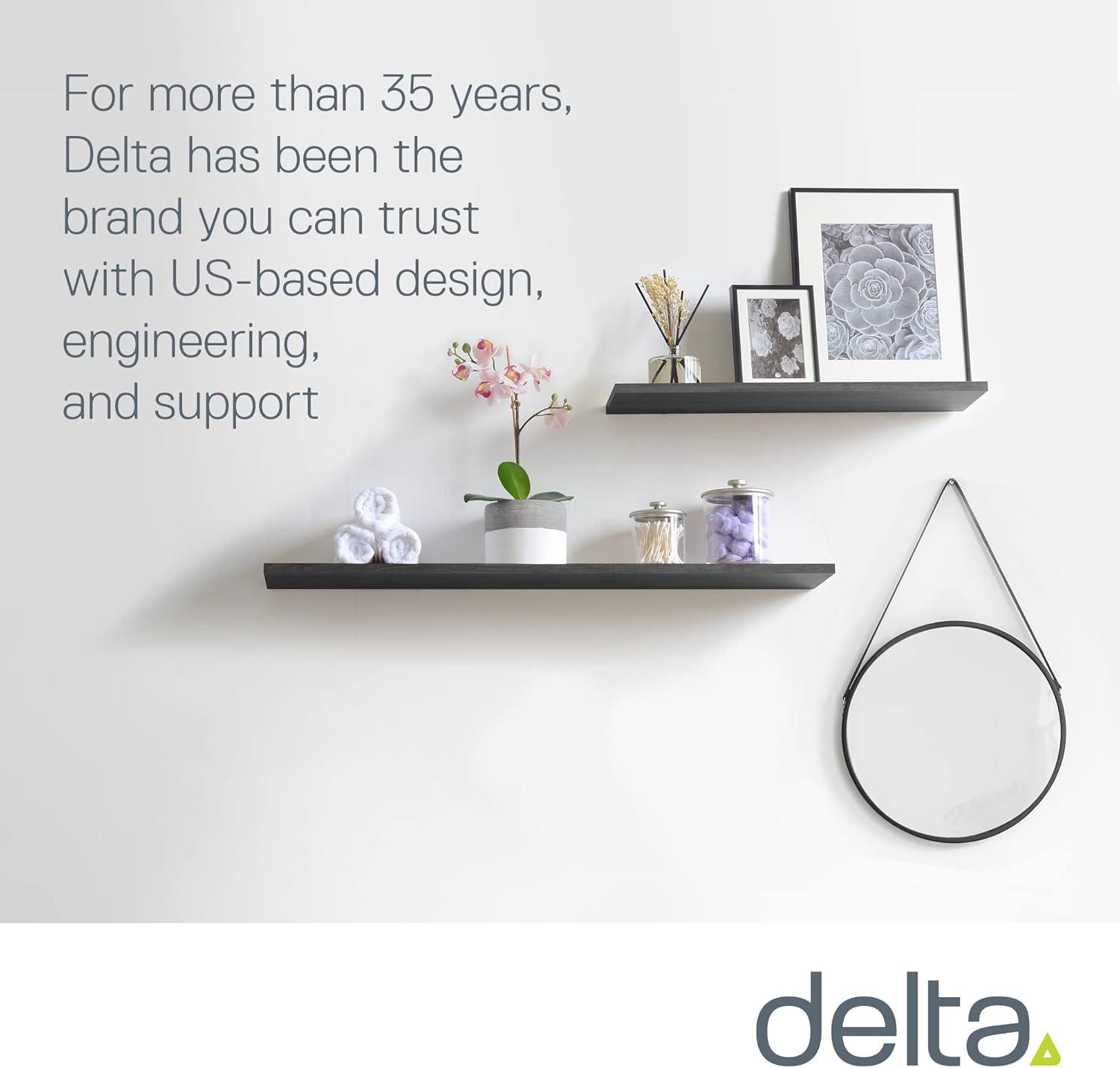 Delta Design 2 Piece Wall Shelf Set (Set of 2)