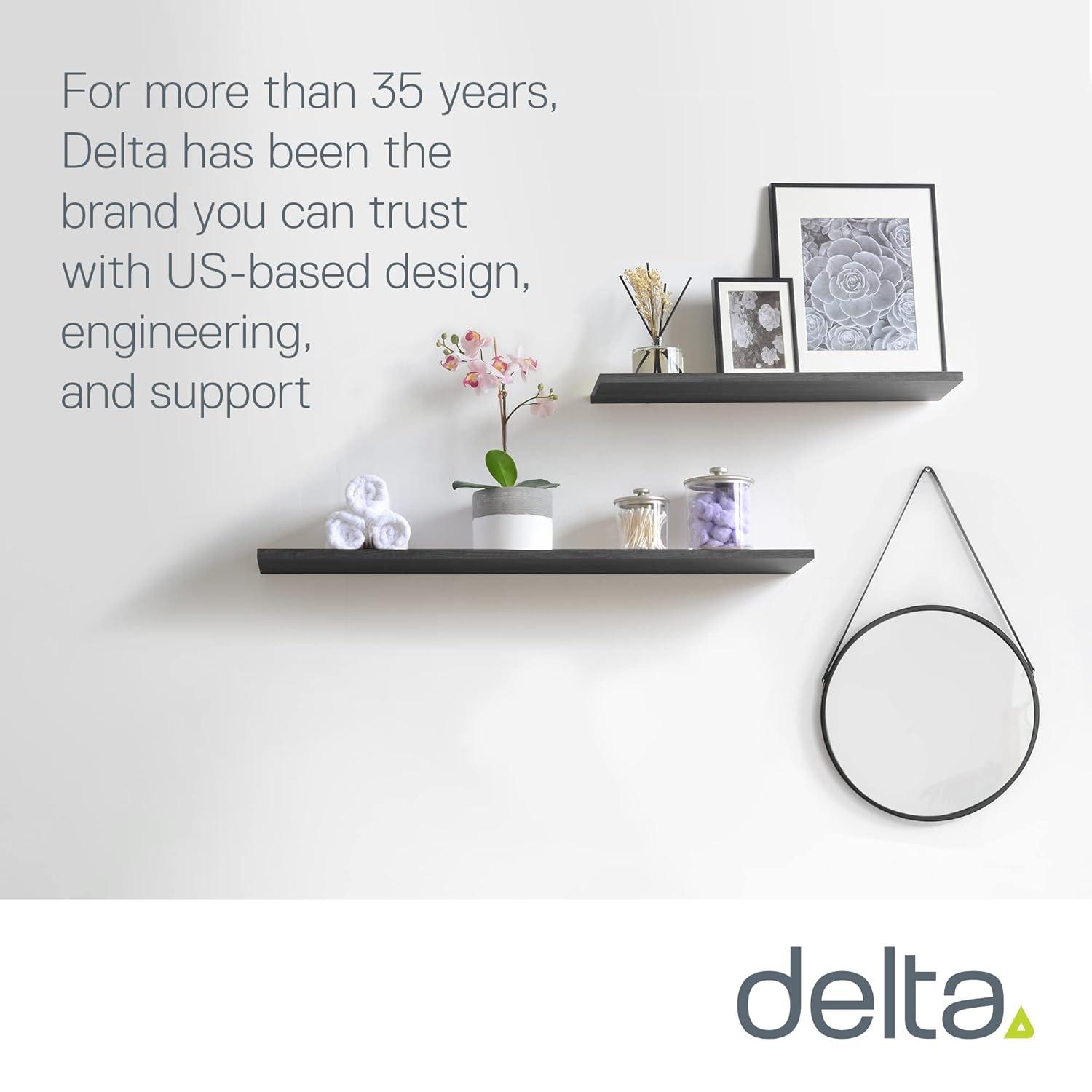 Delta Design 2 Piece Wall Shelf Set (Set of 2)