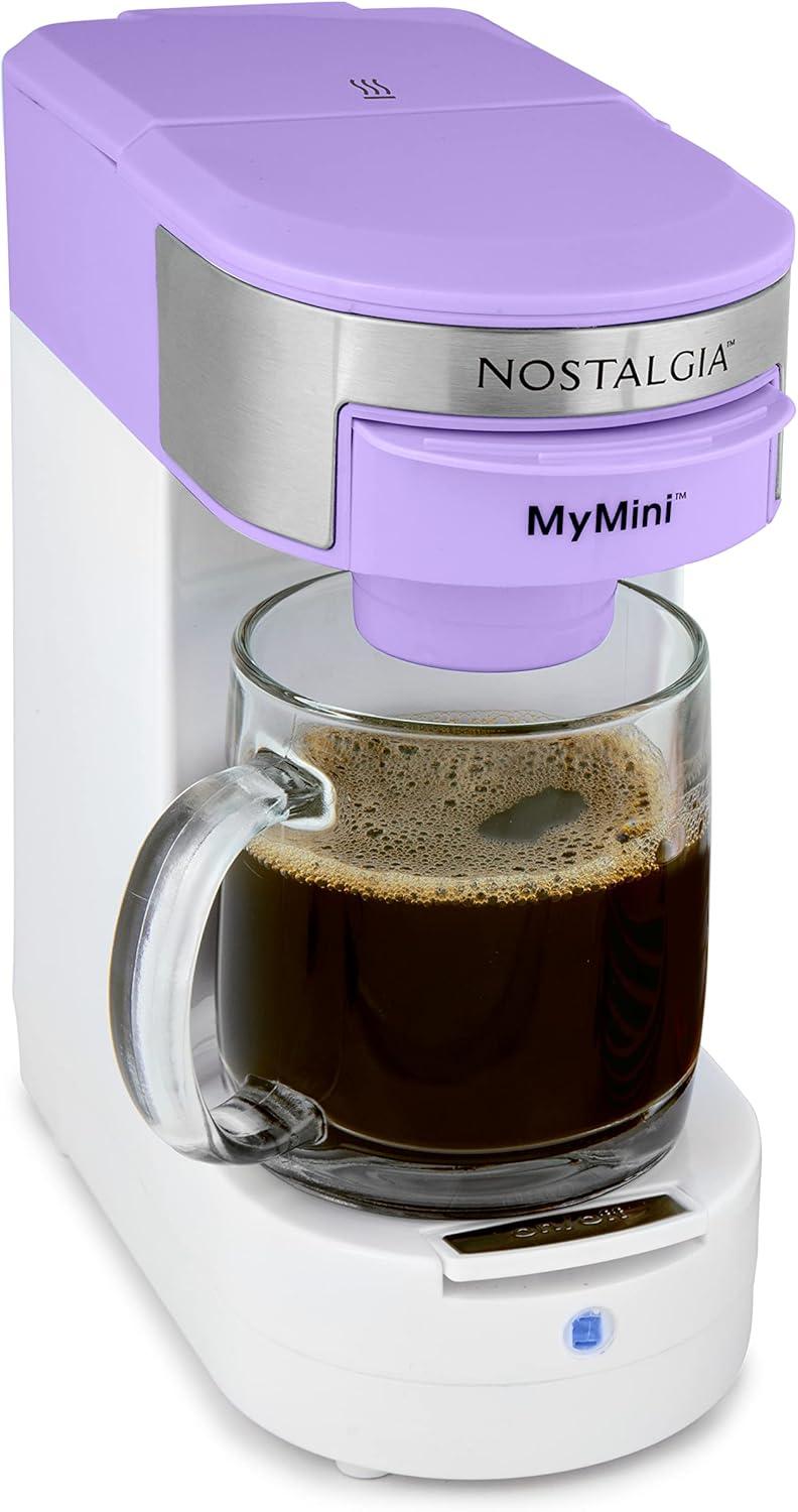 Nostalgia Mymini Single Serve Coffee Maker, Lavender