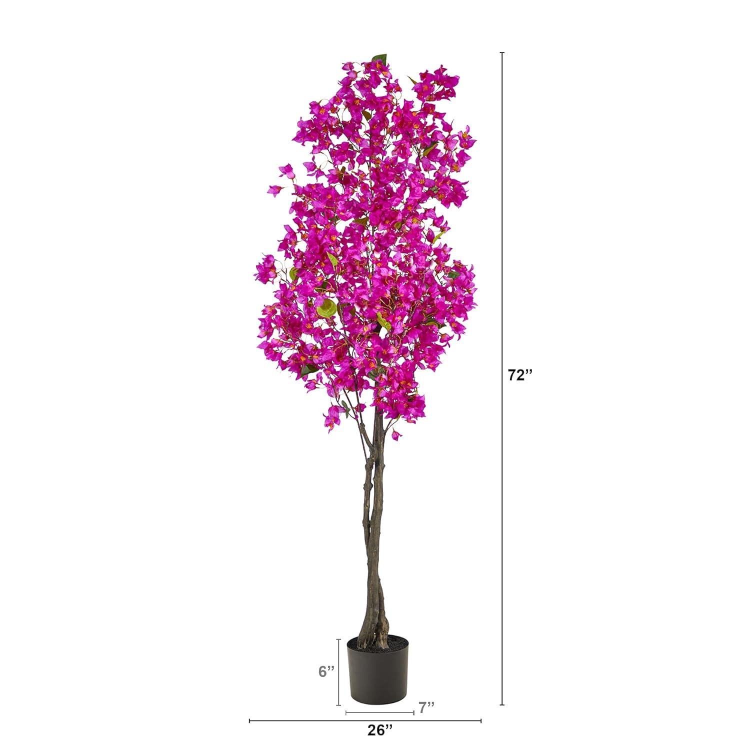 Primrue Faux Flowering Tree in Planter