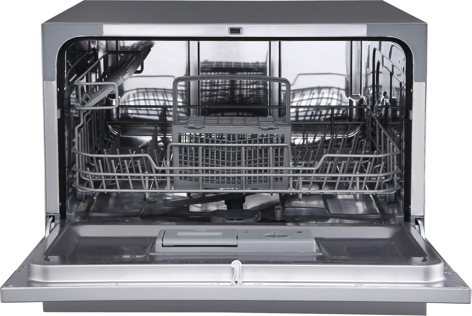 21-5/8 Inch Wide 6 Place Setting Countertop Dishwasher