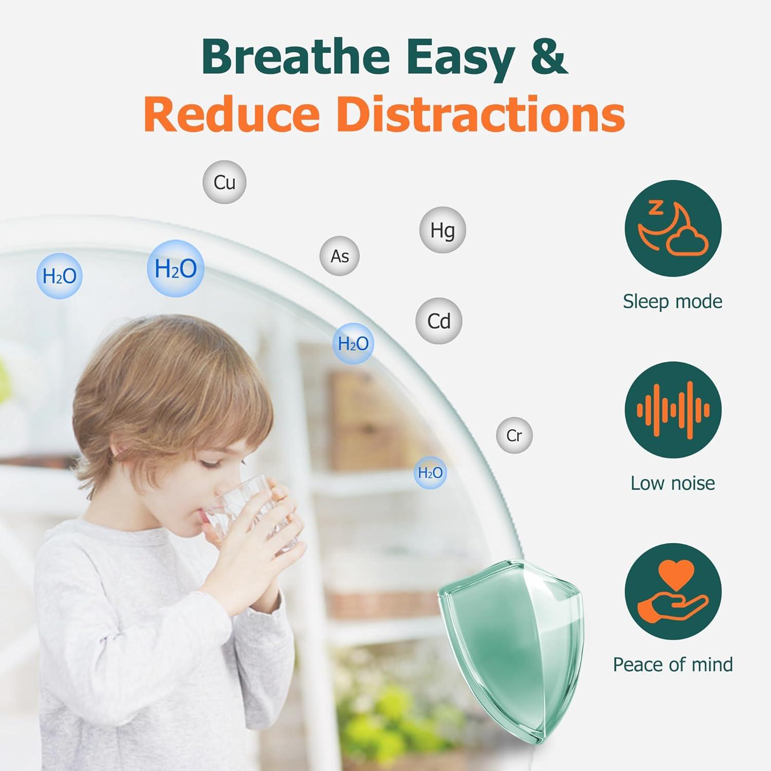 2-Pack Core 300 Replacement Filter for LEVOIT Core 300 and Core 300S Air Purifier, H13 True HEPA Filter and Activated Carbon, Replace Core 300-RF