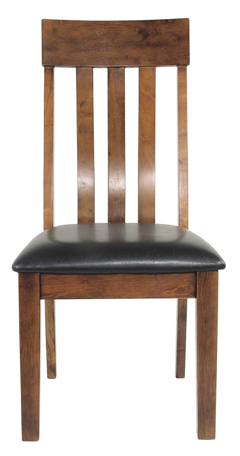 Signature Design by Ashley Ralene Rake Back Dining Room Chair, Set of 2, Brown