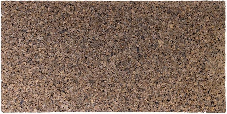 Large Black Agglomerated Corkboard Sheet for Terrarium Background