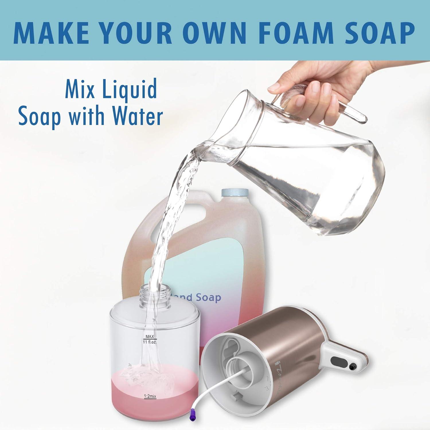 Automatic Stainless Steel Foaming Soap Dispenser