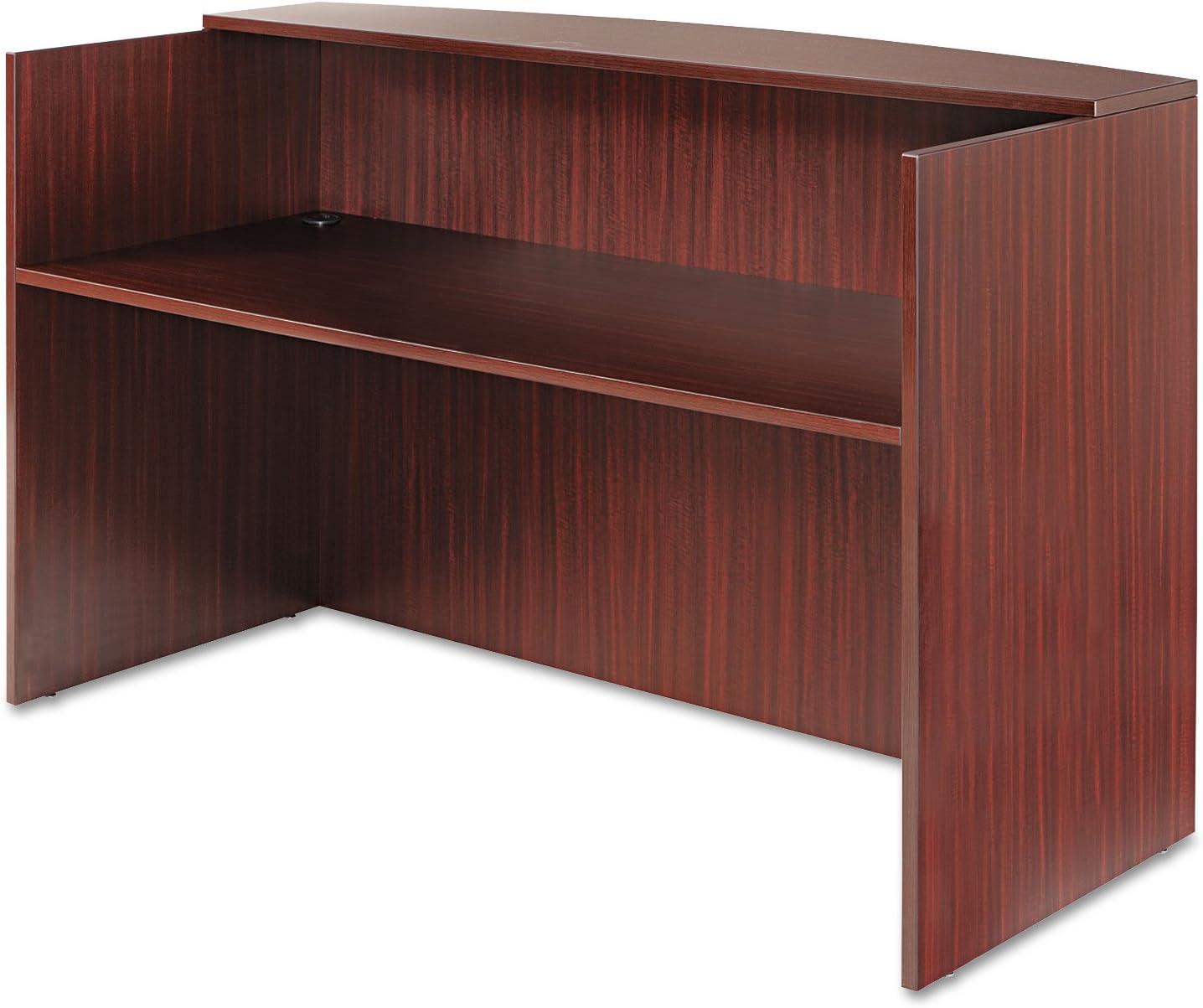 Valencia Series Rectangle Synthetic Laminate Reception Desk