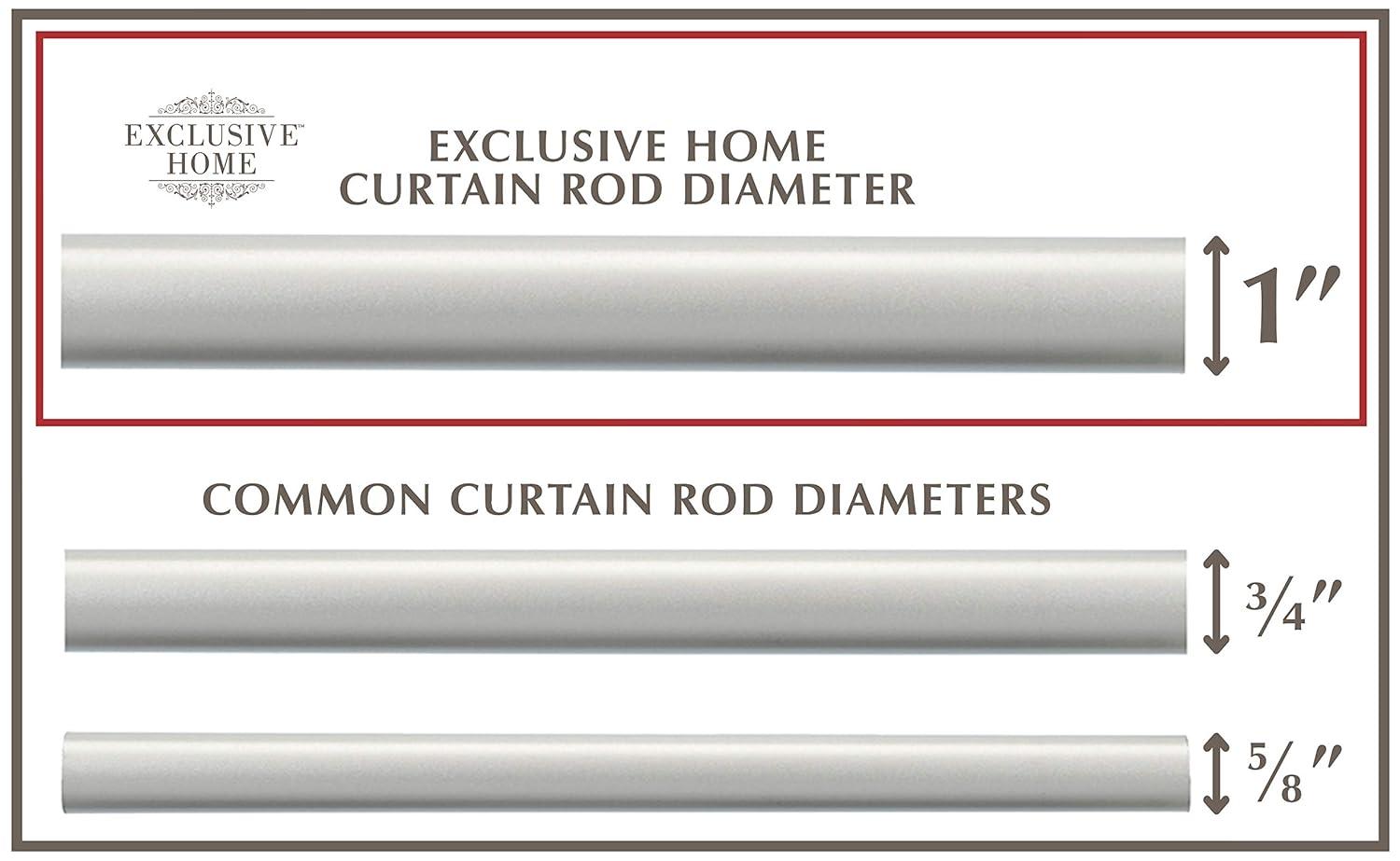 Lark Manor™ Robillard Adjustable 1" Single Curtain Rod